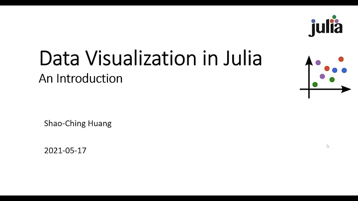 Data Visualization with Julia: An Introduction  20...