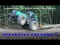 Débardage EXTREME !! Pince de débardage MARY AGRI + Valtra 8150