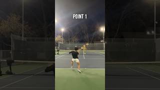USTA 4.5 vs USTA 4.0 #tennis #tennishighlights #shorts
