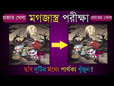 মজার খেলা || ছবি গুলোর মধ্যে কটা পার্থক্য খুঁজতে পারেন ?! Find the picture difference