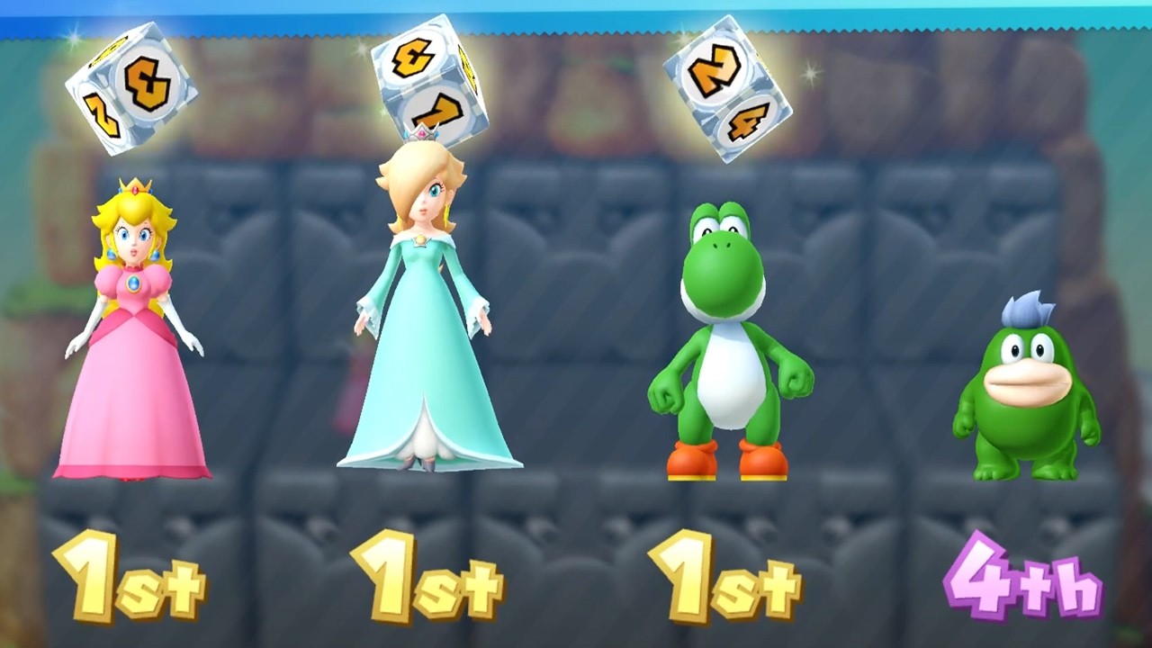 Mario Party 10 Gameplay Peach Spike Rosalina Yoshi (Chaos Castle)