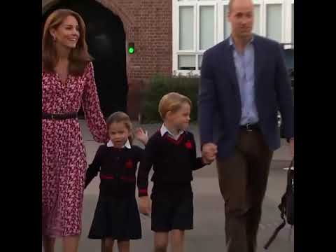 Primer día de clases de la princesa Charlotte, hija del Príncipe William y Kate Middleton