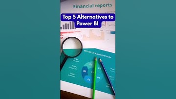 Top 5 Alternatives of PowerBI #powerbi #datavisualization #qliksense