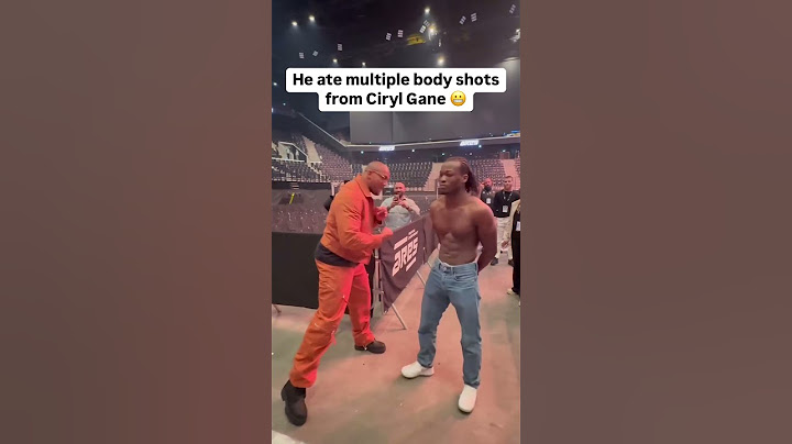 Body shots from Ciryl Gane 😳 (via @idriss.5k/IG) #shorts