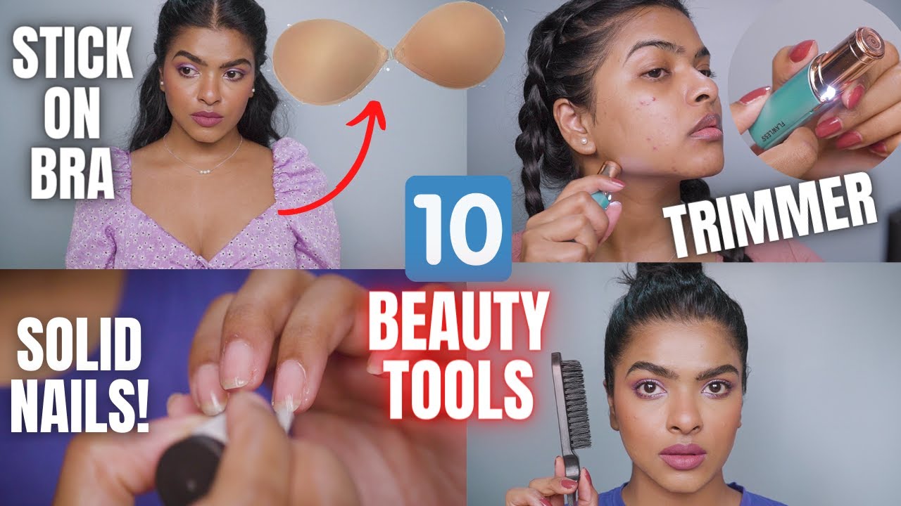 [VIDEO] 10 beauty Tools/ Products Every Women Must Have (Part 2)| Hair Trimmer, Frizzy Hair, backless bra..