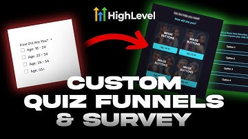 Create Custom Stylized GoHighLevel Quiz Funnels & Surveys With AI! (NO Coding Experience Required!)