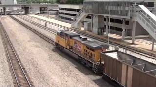 UP #5867 leads WB Empty Coal Train. Kansas City, MO 6/3/17
