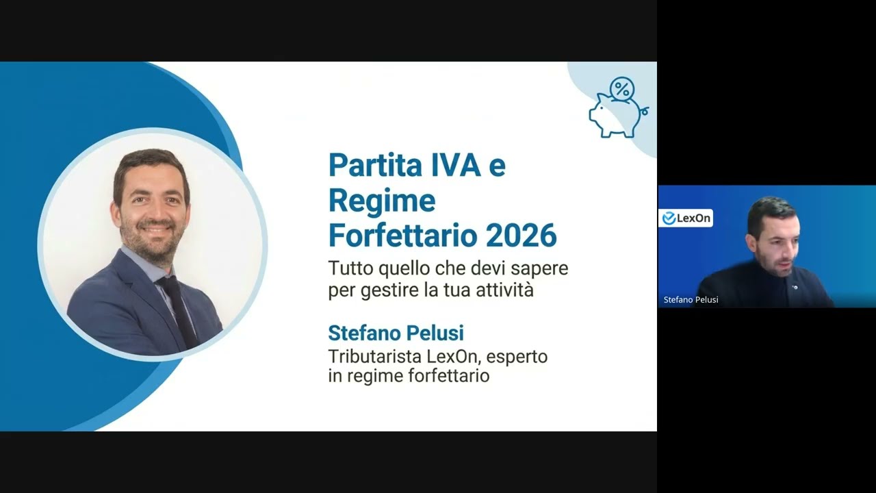 Webinar: regime Forfettario 2026 – 12 febbraio 2026