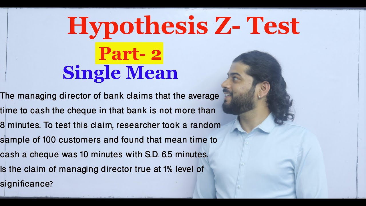 Z Test Part 2 Single Mean In Nepali Hypothesis Test Statistical Method z-test-part-2-single-mean-in-nepali-hypothesis-test-statistical-method