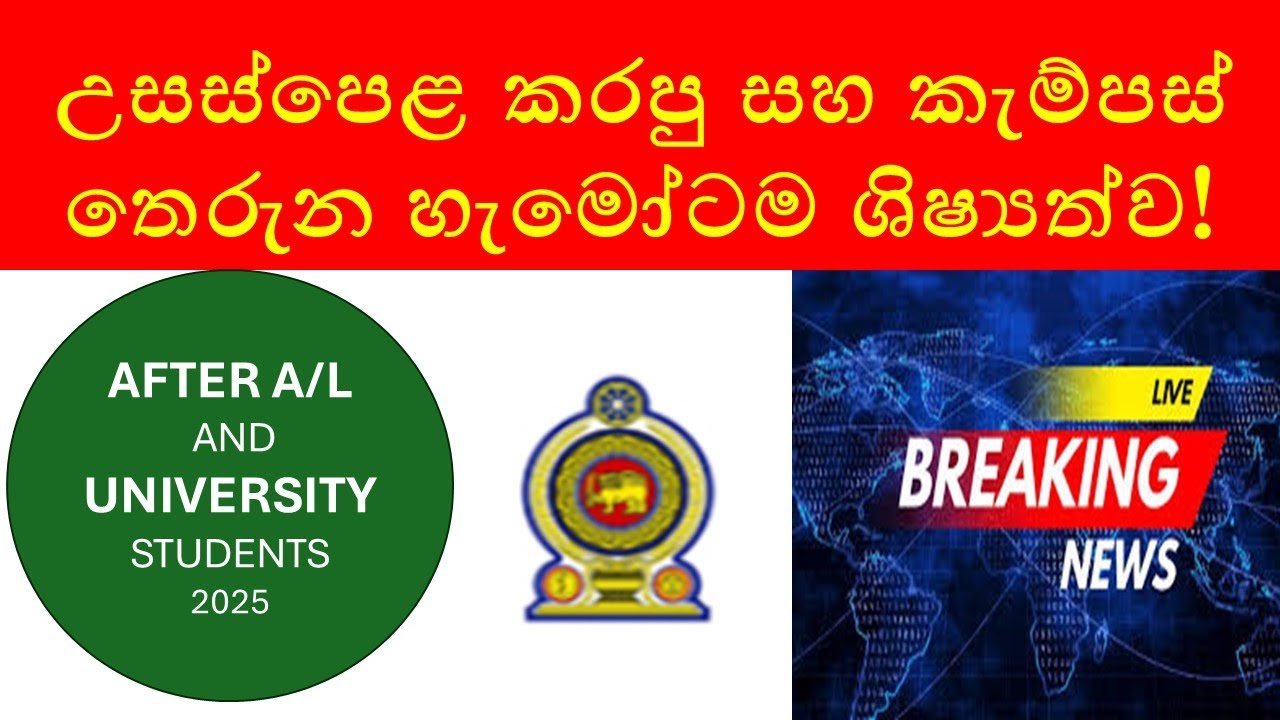 Scholarships for A/L and University Students in Sri Lanka 2025 | How to ...