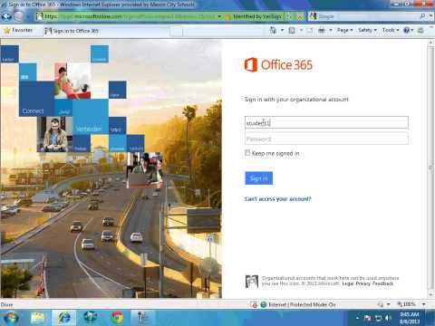 Office 365 Student Log in and Introduction