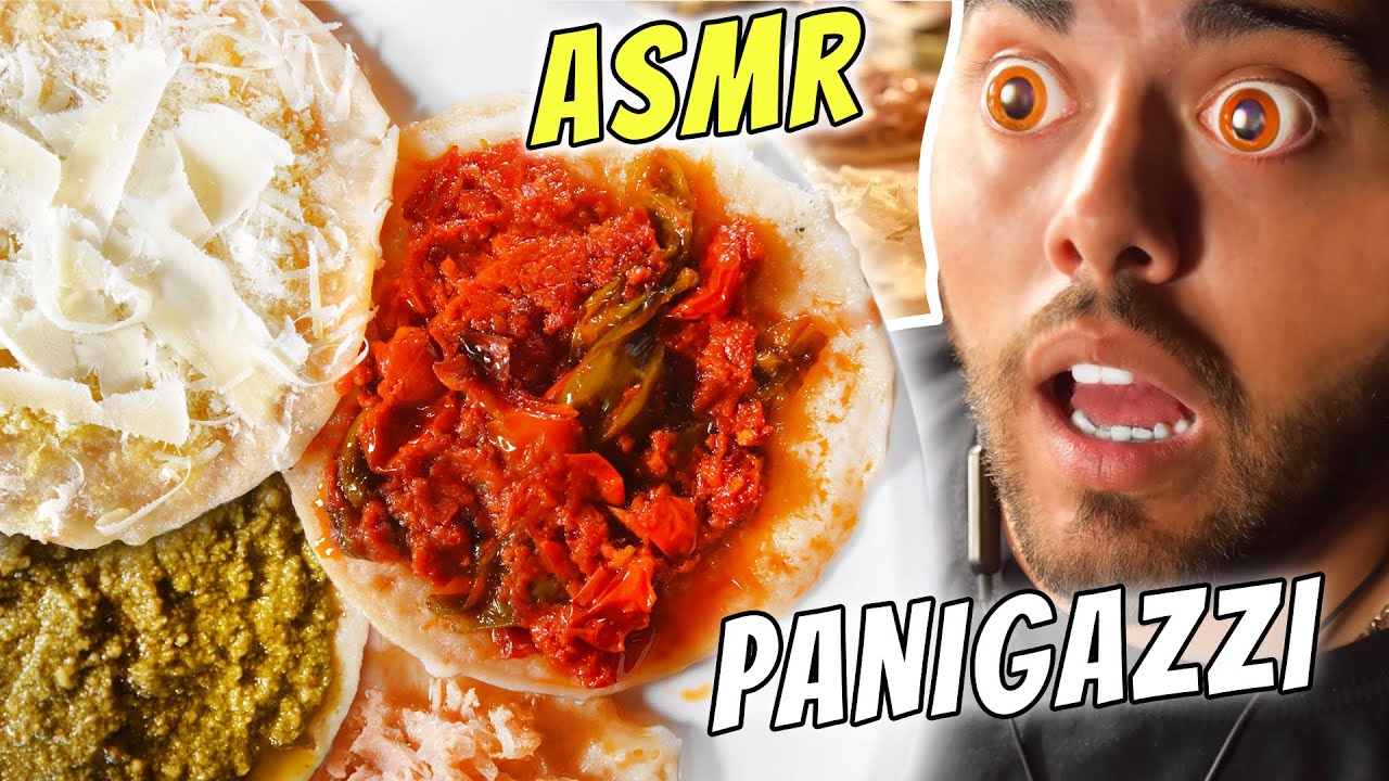 La liguria in bocca | Il Panigazzo | ITALIAN FOOD ASMR | VIDEO ASMR CIBO | MUKBANG ASMR ITALIAN