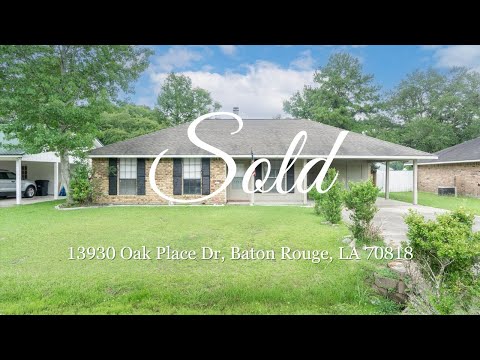 13930 Oak Place Dr, Baton Rouge, LA home video tour