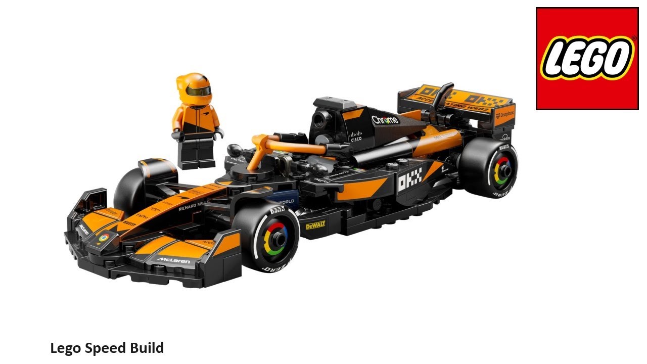 Lego Speed Champions 77251 McLaren F1 MCL38 Race Car Speed Build
