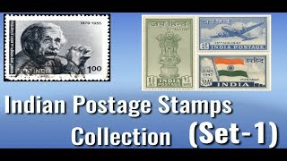 Post Stamp collection of India Set 1 postagestamp history indianhistory  oldcoins