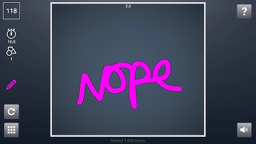 Brain It On! Level 118!