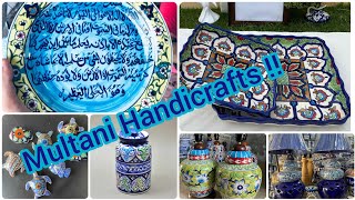 Blue pottery || Multani Handicrafts at reasonable price !!