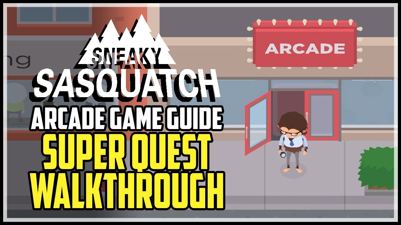 Sneaky Sasquatch Super Quest Arcade Game Walkthrough (250 Prize Tickets