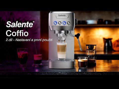 Pákový kávovar Salente Coffio | Nastavení a první použití