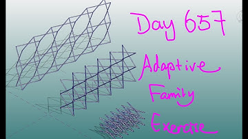 Revit Exercise (Day 657) - Adaptive Family Exercise