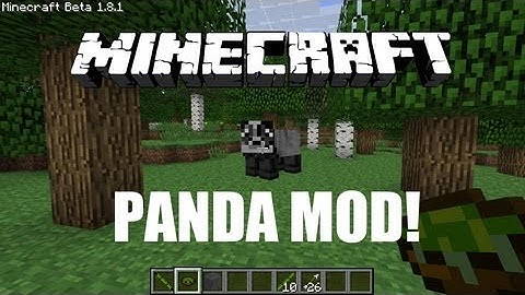 Minecraft Mods | Panda Mod 1.7.2 (Mod Showcase and Download)