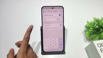 How to show daily data usage in oppo f31 pro plus | oppo f31 daily mobile data limit reached