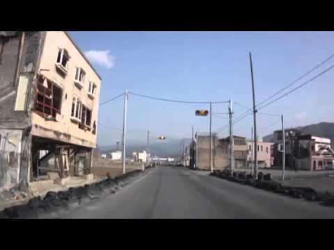 震災から1年と1ヶ月大船渡町内県道沿い.mp4