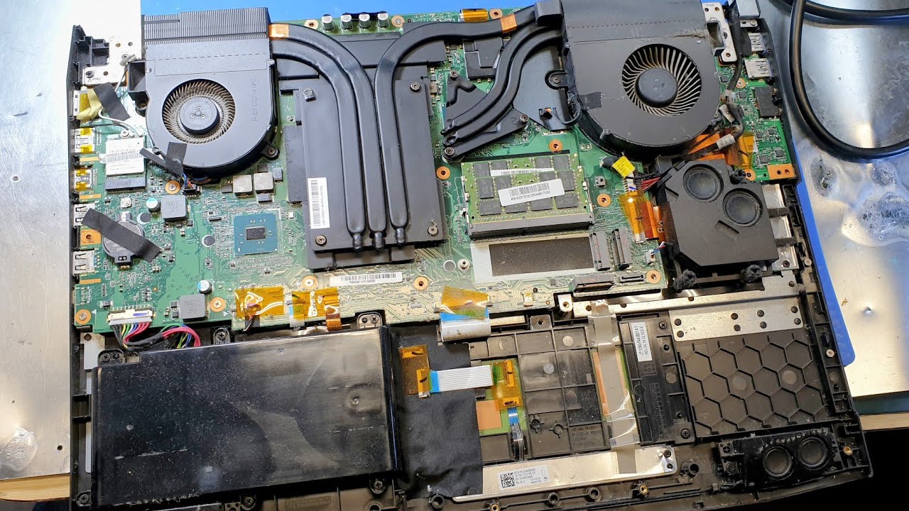 Acer Predator 17 X1 Full Fan Clean and Apply new Thermal Paste GX