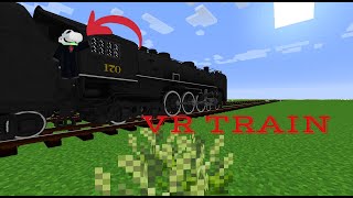I ADDED TRAINS INTO VR MINECRAFT!