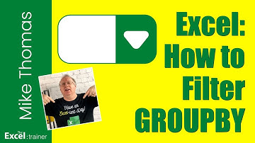 Excel: Simulate a Pivot Table Filter: Combine a Drop Down List with the GROUPBY Function (Excel 365)