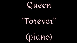 Queen "Forever" (piano)