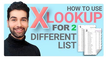 How to Use XLOOKUP Function For 2 Different Lists In Excel (Nested XLOOKUP)
