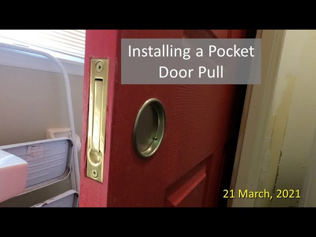 How to Install: Round Pocket Door Lock, YE Series