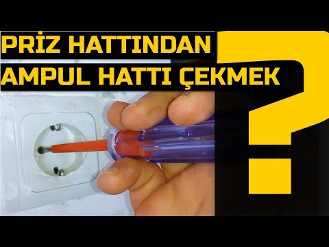 Priz Hattından, Ampul Hattı Nasıl Çekilir?