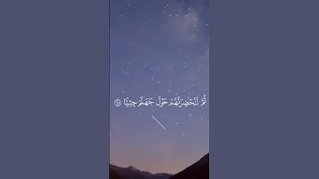 و يقول الإنسان أءذا ما مت لسوف أخرج حيا .... / تلاوة خاشعة من سورة مريم / القارئ (عبد الرحمن مسعد) .