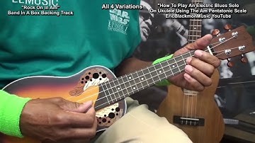 How To Play An Electric Blues Solo On Ukulele In A Minor 😎  @EricBlackmonGuitar