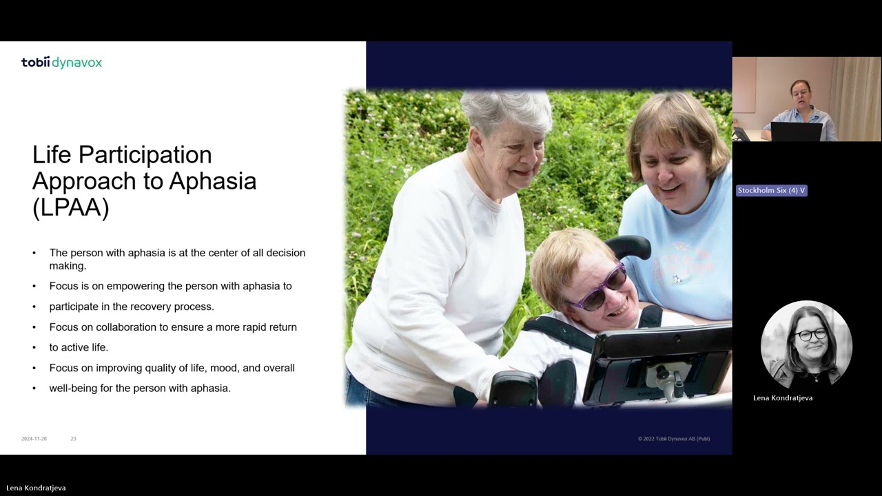 Jelena Kondratjeva - AAC Tools for All: Tailoring Communication with TD Snap Aphasia and Express