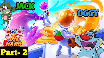 NOOB vs PRO vs HACKER | In Dye Hard 2 | With Oggy And Jack | Dr. Octavius Gamer | ALL Levels