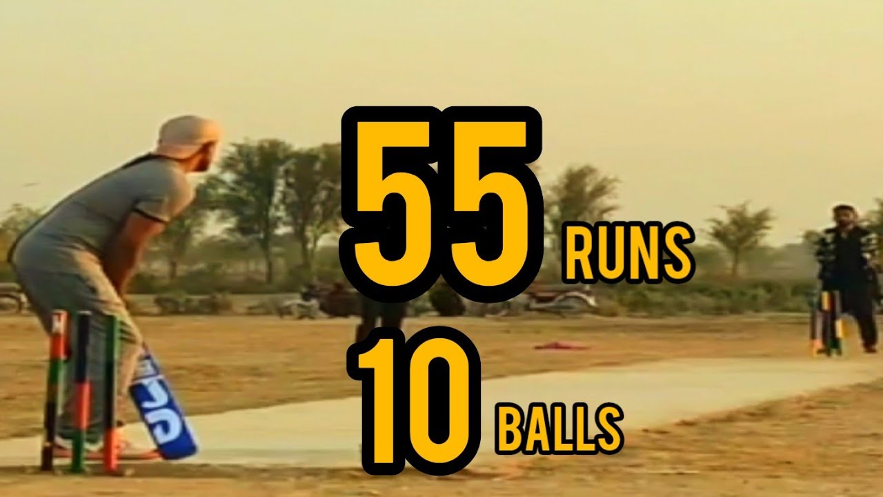 Fastest fifty in tennis ball cricket (10) balls (54) Runs - YouTube