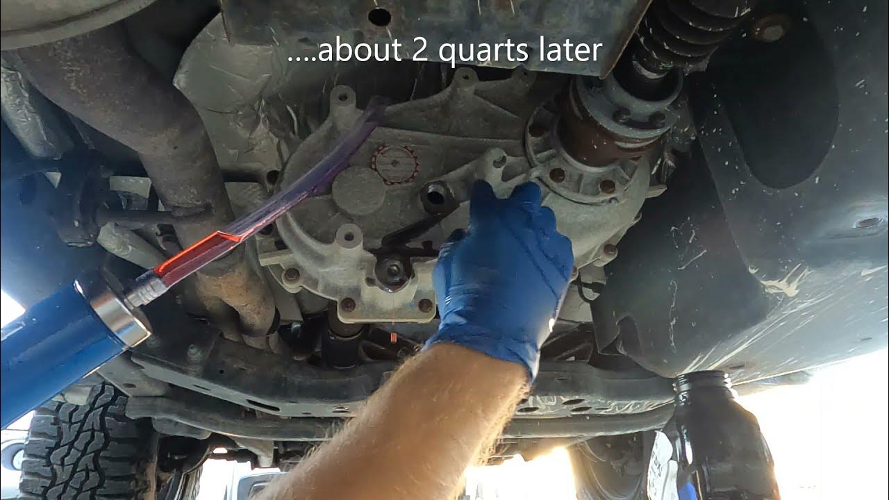 Jeep Wrangler JK Transfer Case Fluid Change YouTube