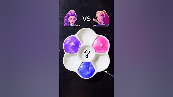 Kpop Demon Hunters color mixing （Part 1) #kpopdemonhunters #colormixing