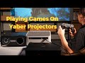 Playing games on Yaber 1080p Projector! Discounts!