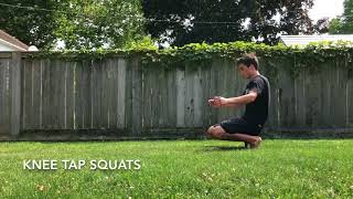 Knee Tap Squats (Charlie Rogers Coaching)