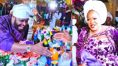 Respect! Femi Adebayo Bow To Greet Yinka Quadri And Others As Toyin Abraham Storms In Style.