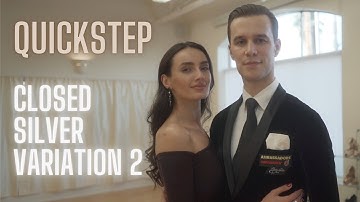 Quickstep Basic Syllabus Closed Silver Variation 2 by Iaroslav and Liliia Bieliei