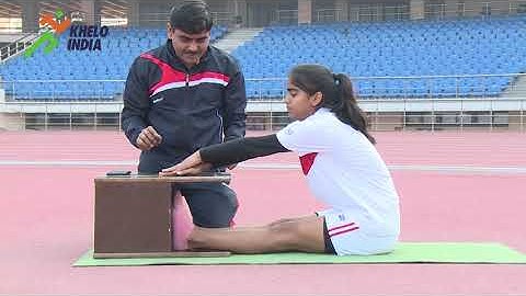 Sit and Reach Flexibility Test (Khelo India Fitness Assessment) - HINDI