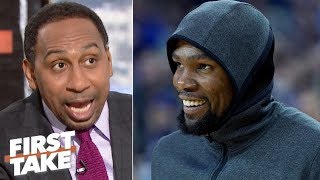'I'm entitled to dream!' - Stephen A. predicts KD signs with the Knicks | First Take
