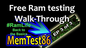 Test new RAM for free with Memtest86..Walk-through - 2020 RAM Series Vid(3)of(3)
