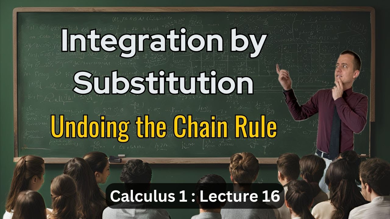 Integration by Substitution, and Area Between Curves - Lecture 16 (Calculus 1)