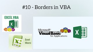 #10 Borders in VBA